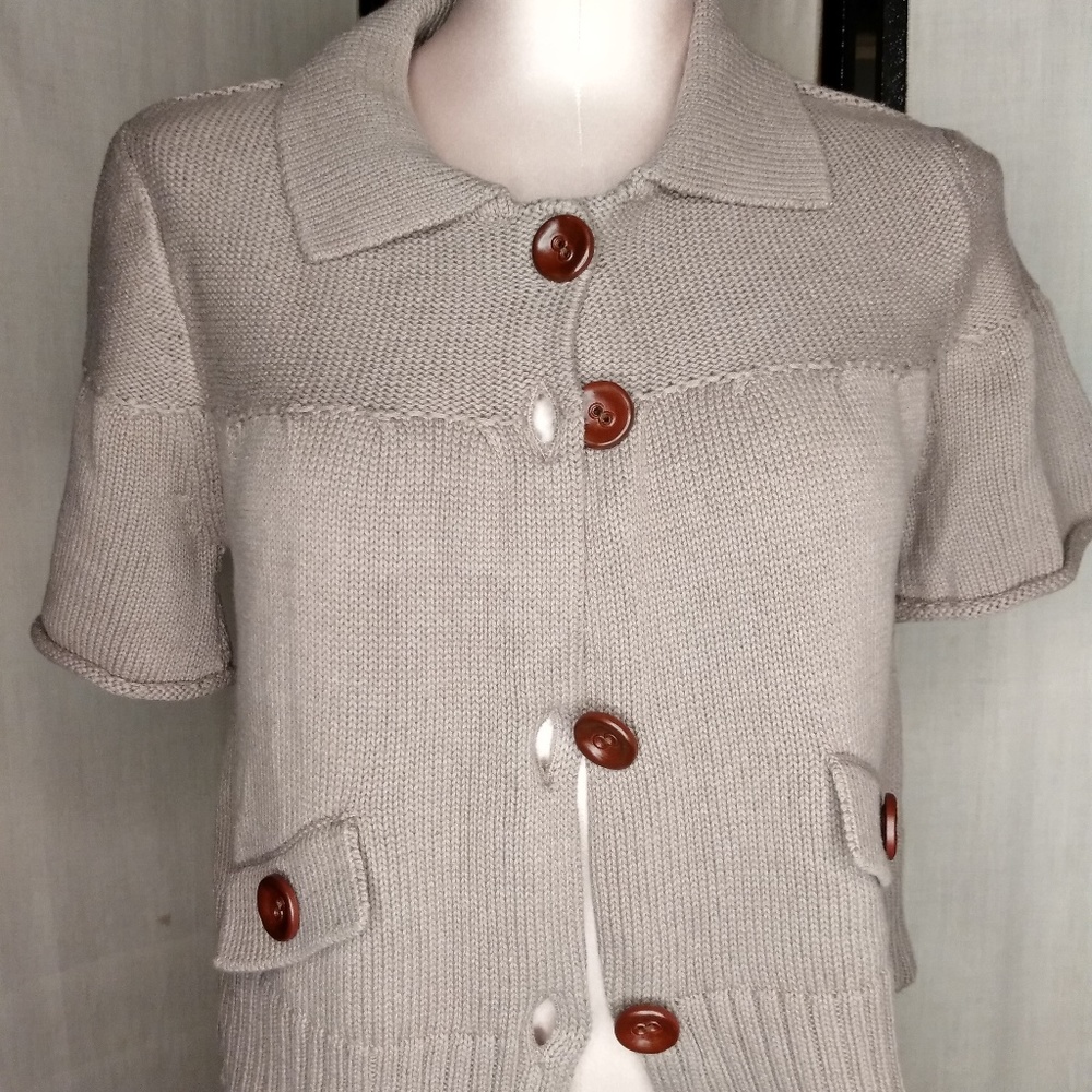 Ruff Hewn Cardigan Sweater Cropped Size Small